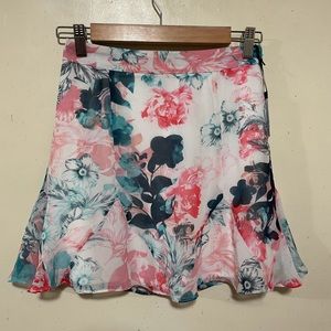 Lovers + Friends Floral Skirt